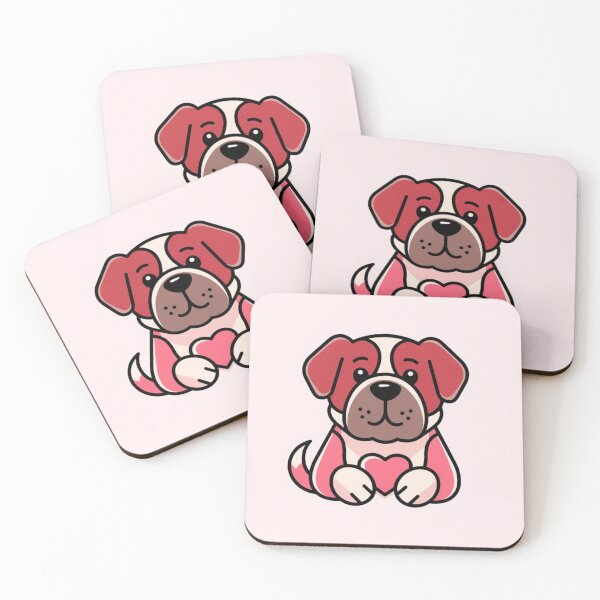 Item preview, Valentine Dog St Bernard Design designed and sold by NeatThingLover.