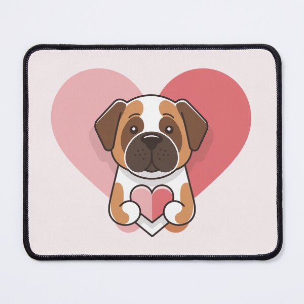Item preview, Pink Valentine St Bernard designed and sold by NeatThingLover.