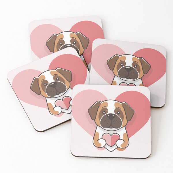 Item preview, Pink Valentine St Bernard designed and sold by NeatThingLover.