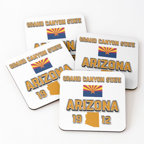 Item preview, Grand Canyon State Motto, Flag and 1912 Date Design designed and sold by QuoteCanvas.TH.