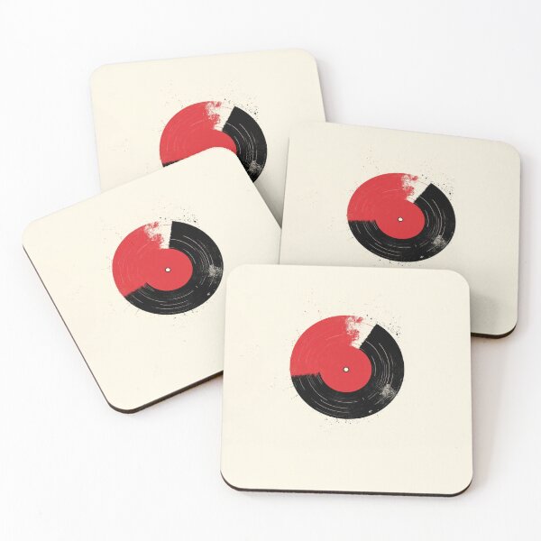Item preview, Red and black vinyl record designed and sold by anytka.