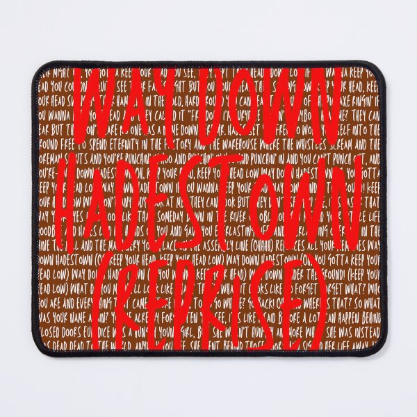 Item preview, Hadestown Lyrics designed and sold by broadwaygirl142.