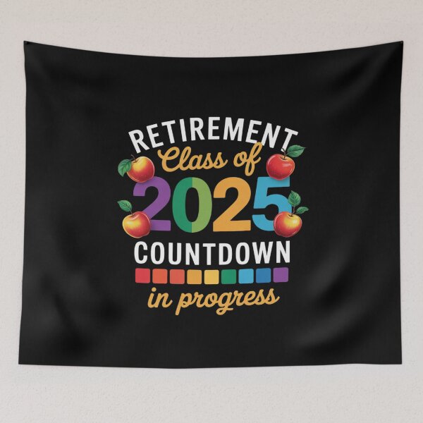 Item preview, Teacher Retirement Class Of 2025 Countdown In Progress designed and sold by CombatTask.