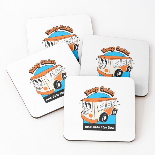 Item preview, Keep Calm and Ride the Bus | Cute Retro Bus Design designed and sold by Homelife3.