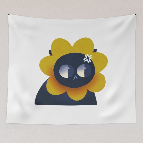 Item preview, Angry Cat With Yellow Flower designed and sold by Asutip.