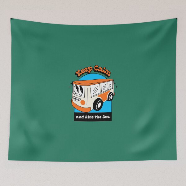 Item preview, Keep Calm and Ride the Bus | Cute Retro Bus Design designed and sold by Homelife3.