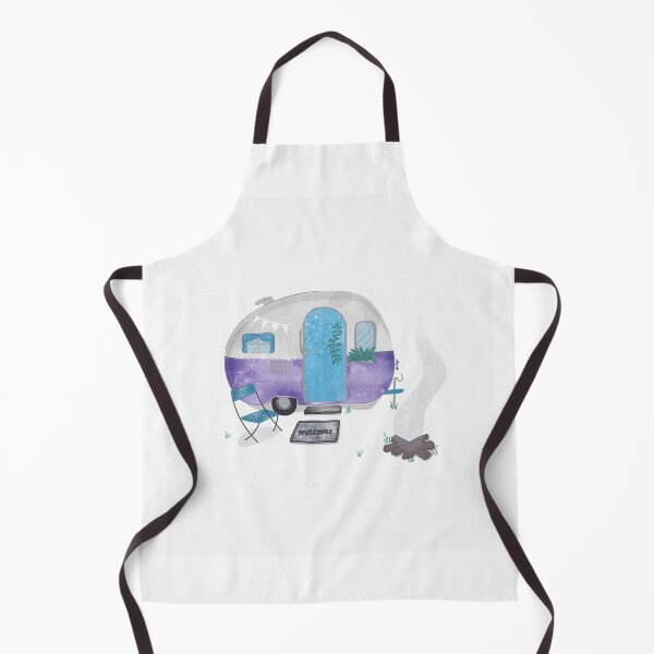 Item preview, Whimsical Camper Van Illustration – Cozy Retro Travel Art designed and sold by spotia.