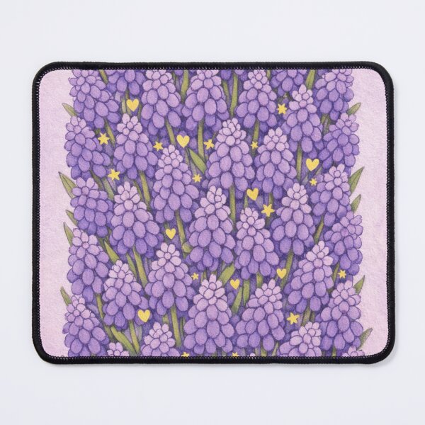 Item preview, Valentine’s Day illustration of a hand-drawn muscari flowers designed and sold by MariaPencilArt.