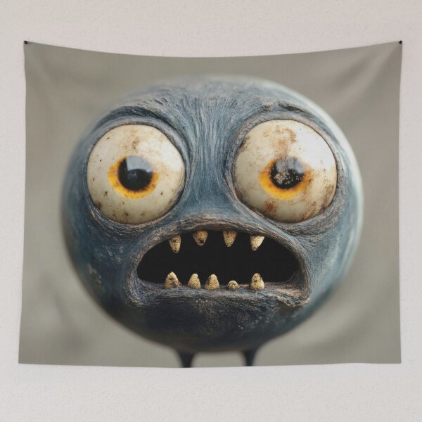 Item preview, Strange round creature with big eyes designed and sold by anytka.