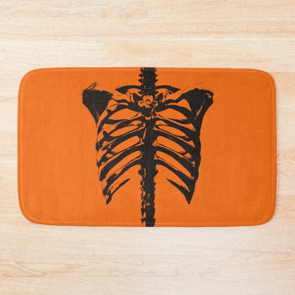 Item preview, Orange Skeleton Ribcage Illustration designed and sold by kiamiontie.