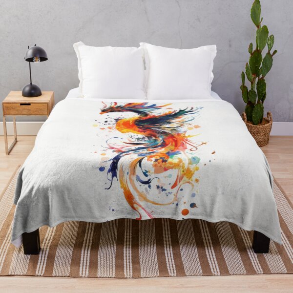 Item preview, Colorful phoenix in bright design designed and sold by anytka.