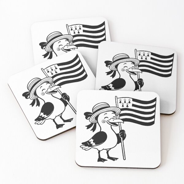 Item preview, Cute Breton Seagull with flag of Brittany designed and sold by 1enchik.