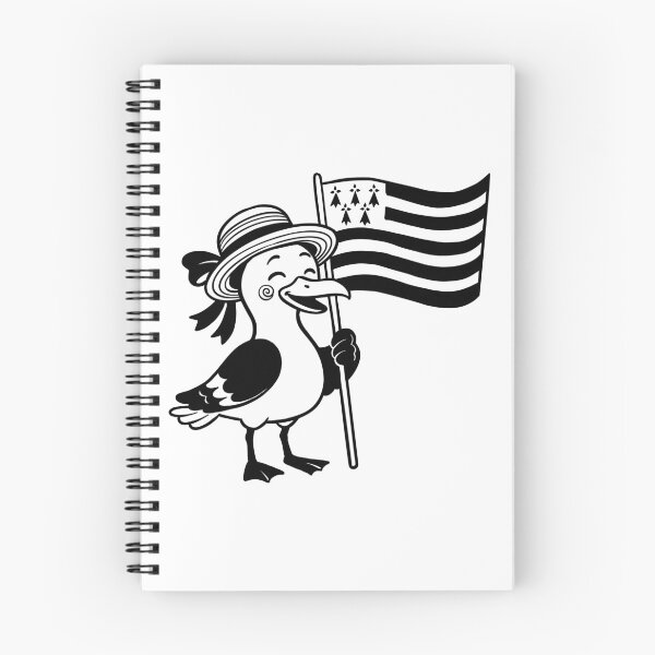 Item preview, Cute Breton Seagull with flag of Brittany designed and sold by 1enchik.