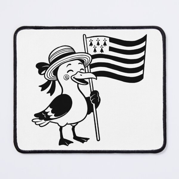 Item preview, Cute Breton Seagull with flag of Brittany designed and sold by 1enchik.