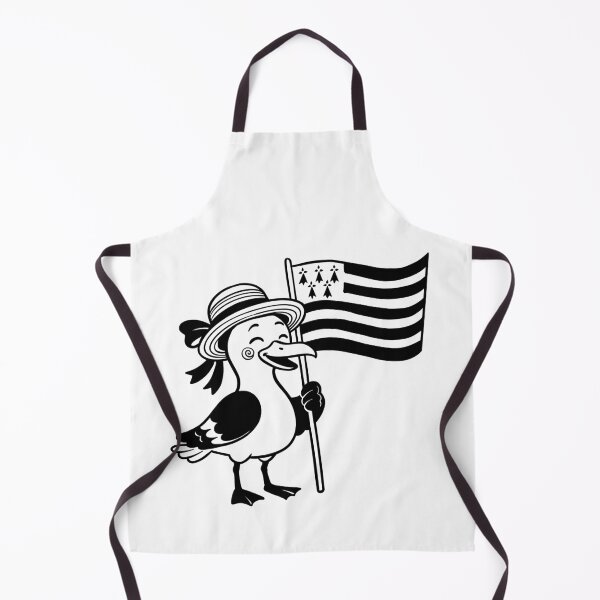 Item preview, Cute Breton Seagull with flag of Brittany designed and sold by 1enchik.