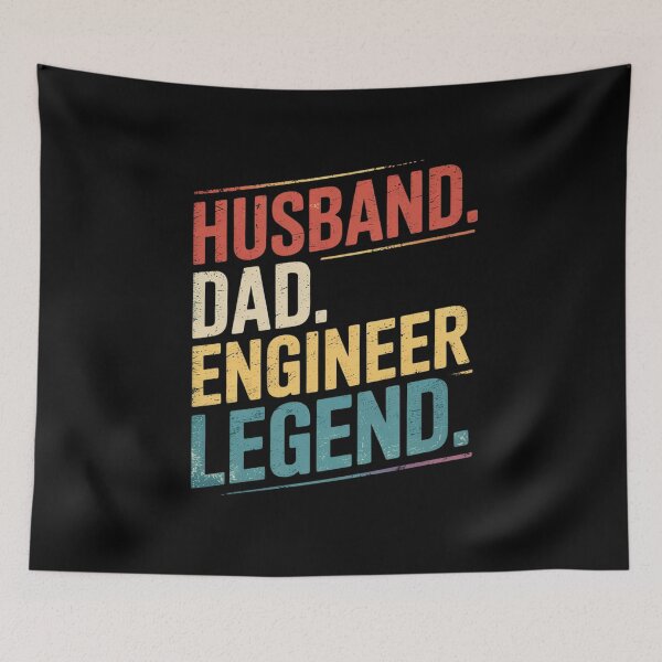 Item preview, Engineer dad Husband Dad Engineer Legend  designed and sold by PowAcademy.