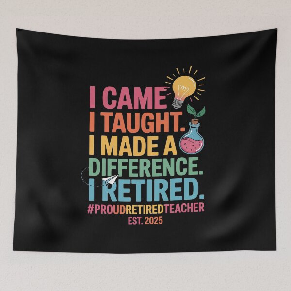 Item preview, Proud Retired Teacher 2025 Teacher Retirement 2025 Men Women designed and sold by CombatTask.