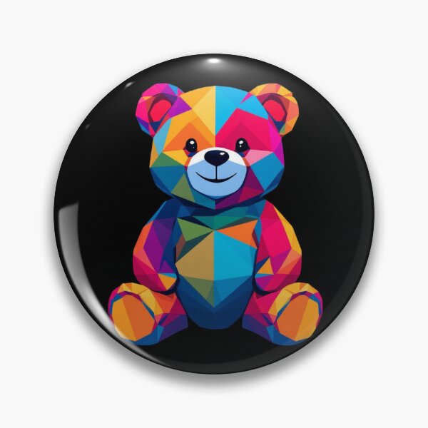 Artikelvorschau, Moderner abstrakter Teddybär entworfen und verkauft von roxysnextgenart.