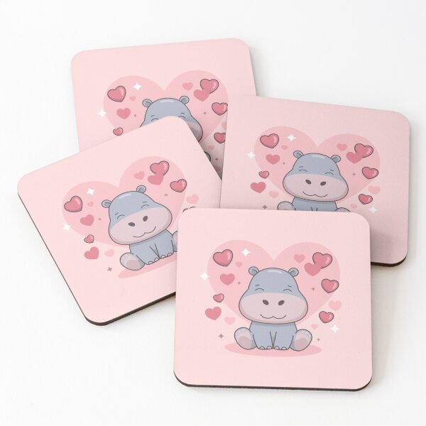 Item preview, Valentine Hippo Art designed and sold by NeatThingLover.