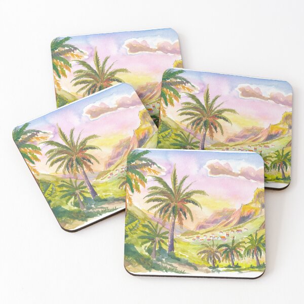 Item preview, Golden Valle Gran Rey Oasis of Palms and Light designed and sold by artshop77.