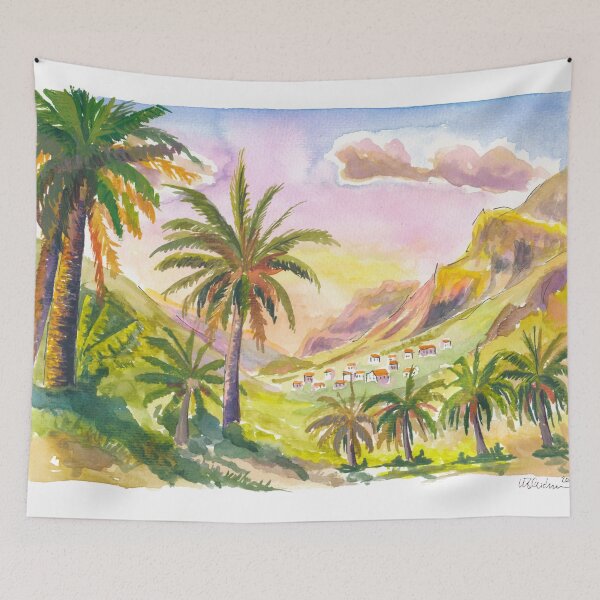 Item preview, Golden Valle Gran Rey Oasis of Palms and Light designed and sold by artshop77.