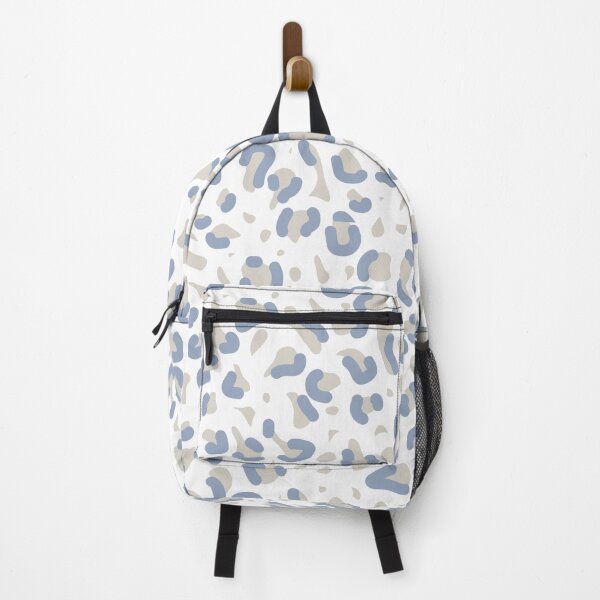 Item preview, Animal Spots - Feline Frenzy - blue tan designed and sold by Stephanie Fiona Design.