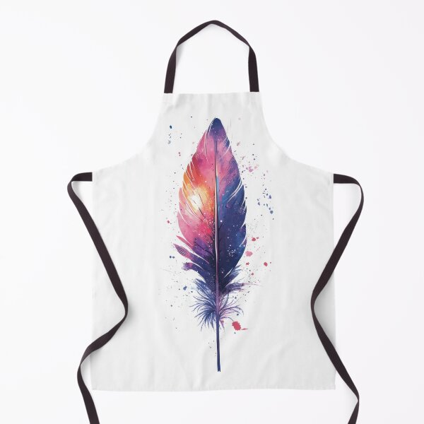 Item preview, Paint-splashed feather designed and sold by anytka.