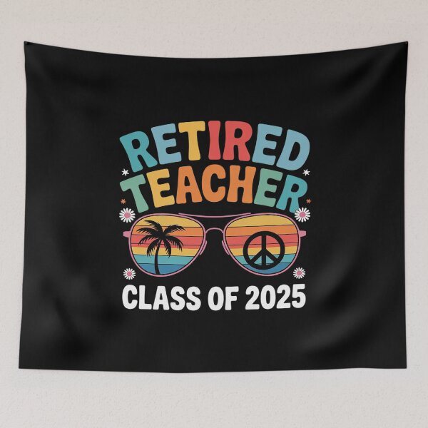 Item preview, proud retired teacher class of 2025 retirement teachers designed and sold by CombatTask.
