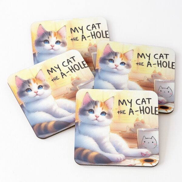 Item preview, The A-Hole Cat designed and sold by TinCatOutPost.