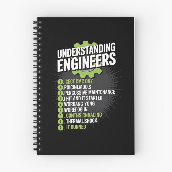 Item preview, Engineer Understanding Engineers Men Black Cotton Blend designed and sold by PowAcademy.