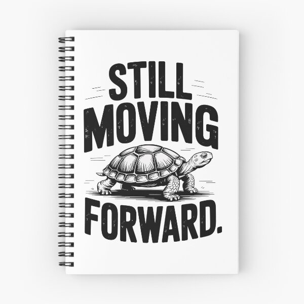 Item preview, Turtle Vintage Style Still Moving Forward Quote designed and sold by MuniraWearify.