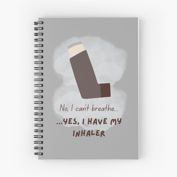 Item preview, No, I can't breathe...Yes, I have my Inhaler [Brown] designed and sold by MaeKing Designs.