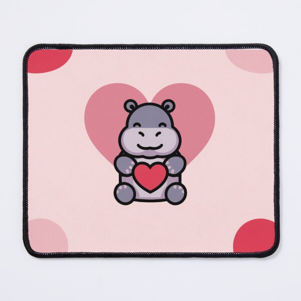Item preview, Love Vibes Hippo designed and sold by NeatThingLover.
