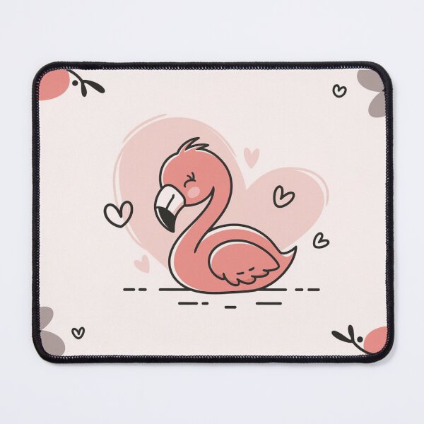 Item preview, Romantic Flamingo Illustration designed and sold by NeatThingLover.