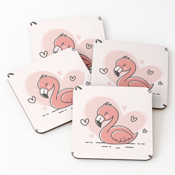 Item preview, Romantic Flamingo Illustration designed and sold by NeatThingLover.