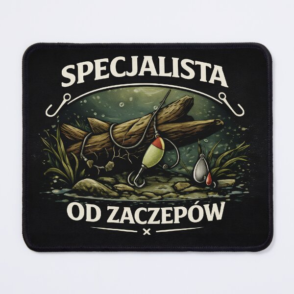Item preview, Specjalista od zaczepów - Śmieszna koszulka dla wędkarza designed and sold by FischingVibes.