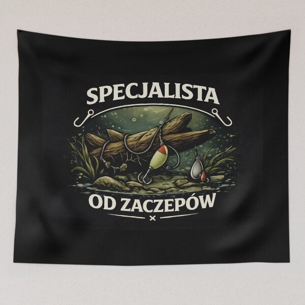 Item preview, Specjalista od zaczepów - Śmieszna koszulka dla wędkarza  designed and sold by FischingVibes.