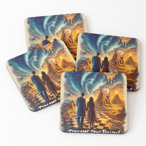Item preview, Dream don't follow clocks. Woman and Men surreal art designed and sold by Natart1004.