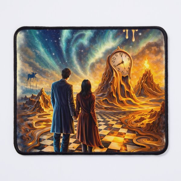 Item preview, Dream don't follow clocks. Woman and Men surreal art designed and sold by Natart1004.