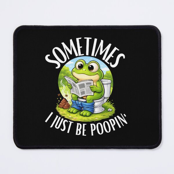 Item preview, Sometimes I Just Be Poopin' Png, Funny Frog Bathroom Humor, Toilet Reading Cartoon Graphic Png, Funny Frog Bathroom Humor, Toilet Joke Gift designed and sold by SARAGOZ.