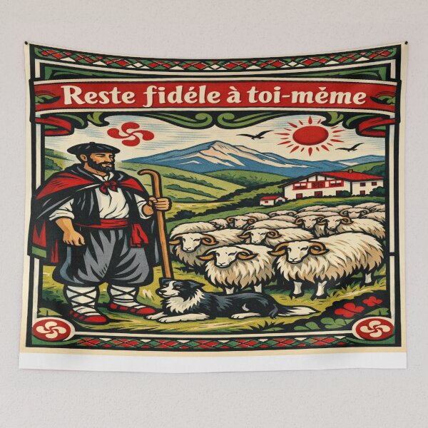 Item preview, Basque shepherd: always stay true to yourself!! designed and sold by Gino64.