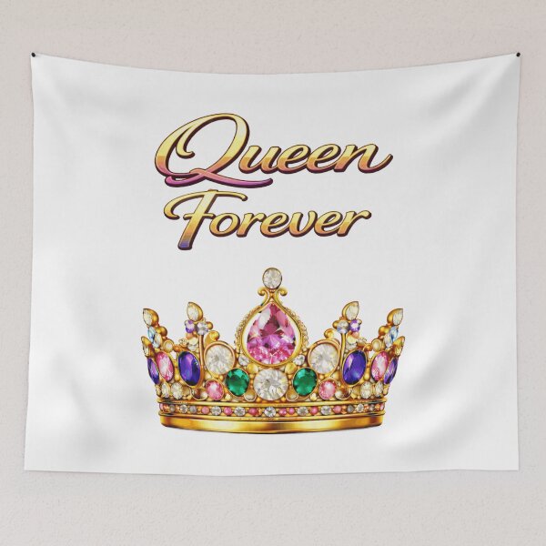 Item preview, Queen Forever — Royal Crown Design | Luxury Feminine Power Statement designed and sold by AlexLineArt.