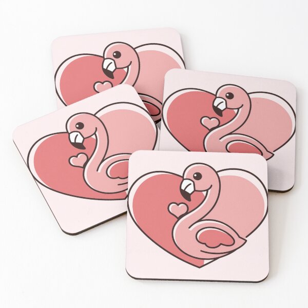 Item preview, Pink Valentine Flamingo designed and sold by NeatThingLover.
