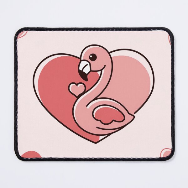 Item preview, Pink Valentine Flamingo designed and sold by NeatThingLover.