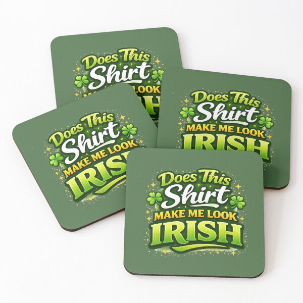 Item preview, Does This Shirt Make Me Look Irish – Funny St. Patrick's Day Tee Pun designed and sold by PunchDrop.