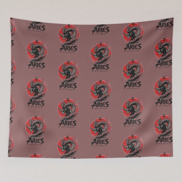 Item preview, Aries Ram Symbol – Fire Zodiac Astrology Art designed and sold by Danny-Arts1.