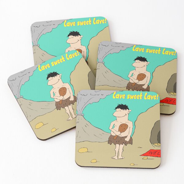 Item preview, Cave sweet Cave. Caveman cartoon designed and sold by Grant Wilson.