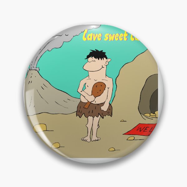 Item preview, Cave sweet Cave. Caveman cartoon designed and sold by Grant Wilson.