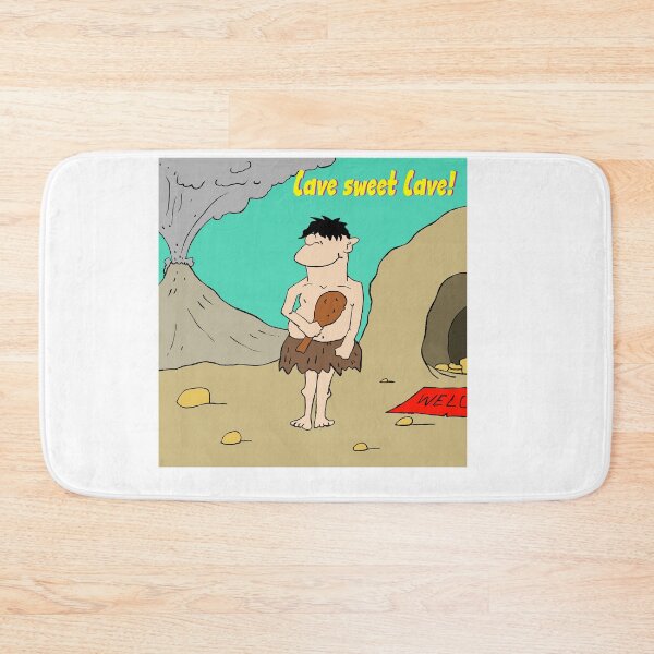 Item preview, Cave sweet Cave. Caveman cartoon designed and sold by Grant Wilson.