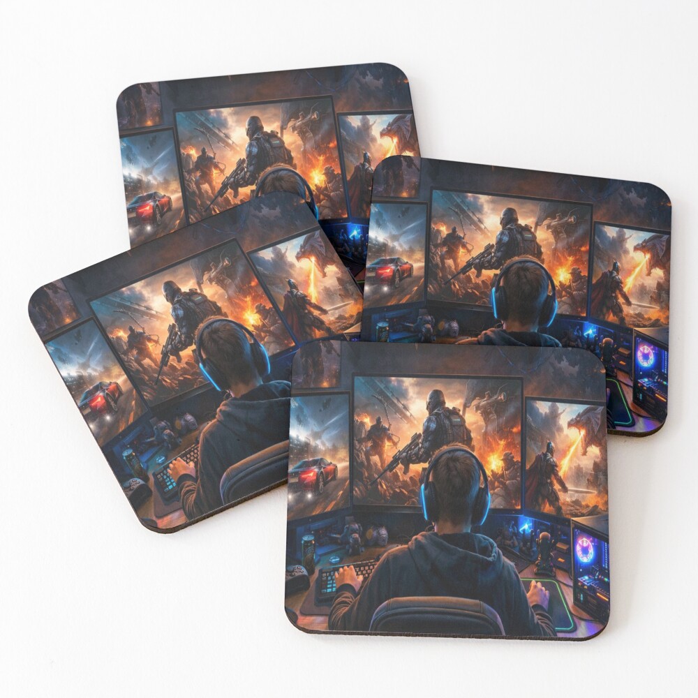 Item preview, Coasters (Set of 4) designed and sold by TextifyRO.